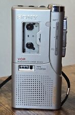 vintage Sony M-645V VOR Microcassette Corder Voice Tape Recorder - Working picture