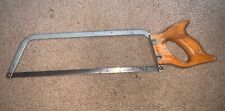 Vintage DUNLAP Made In USA Meat/Hack Saw No.BB 18.5 Inches Long  13 Inch Blade picture