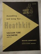 HEATHKIT MODEL V-7A VACUUM TUBE VOLTMETER MANUAL - ORIGINAL picture