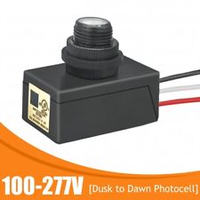 Dusk to Dwan/Day Night Sensor, Photoelectric Switch, Photo Cell Sensor 110-277V picture