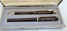 Vintage Uni-Ball Exceed Rollerball Pen and  Pencil With Case - MONOGRAMMED  picture