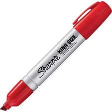 SAN15002 - Sharpie King Size Permanent Marker, Red, 3 pack picture