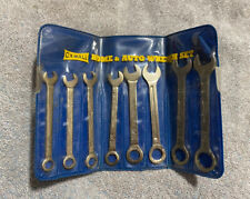 Vintage OXWALL Home & Auto Wrench Set Of 8 Piece lot in sleeve picture