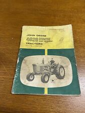 Vintage John Deere 4020 Row-Crop & Standard Tractors OMR44920 Operators Manual picture