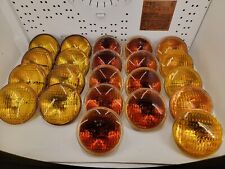 22 Vintage Westinghouse & GE 4414A 12V Sealed Signal Amber/Yellow Beam Bulbs picture