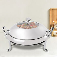 Chafing Dish Set Round 3.17Qt Stainless Steel Buffet Servers and Warmers picture