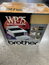 Vintage Brother Word Processor WP-75 Floppy Disk Drive w Original Box Rare Works picture