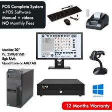 Retail POS Monitor + CPU, Cash Register Express Complete Point of Sale System picture