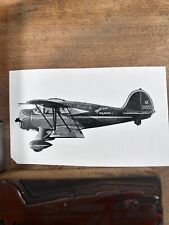 Vintage 1939 Waco VKS-7 Plane Letterpress Printer Block Copper Stamp picture