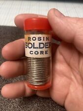 Vintage NEW/UNUSED Rosin Solder Core 1 oz. Made in U.S.A.  by Lenk Franklin KY. picture