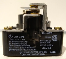 Dayton 3X744 Open Power Relay 24VAC Coil 50/60 Hz 5 Pin SPDT 30 Amp @ 28VDC/300V picture