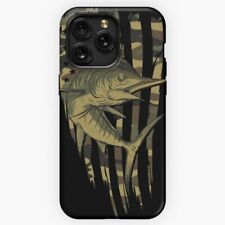 NWT Design Vintage Camo US Flag Marlin Gifts iPhone Samsung Tough Case picture