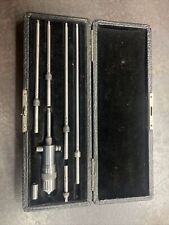 Vintage Starrett No. 124 Inside Micrometer Set  w/Rods 2