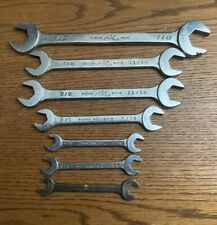 Lot 7 Vintage USA Made MAC Double Open End Wrenches Wrench Sabina Ohio picture