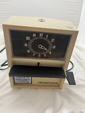 Vintage Time Clock Job Card Recorder Amano 05/94 Display Houston Equipment co picture