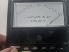 TOA CORPORATION, SPEAKER IMPEDENCE METER, TYPE ZM-104, USED, 873 picture