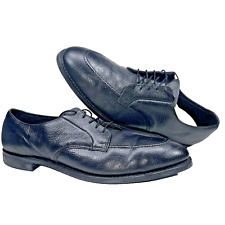 Vintage Hy-Test Safety H315 Black Leather Oxford Shoes Mens Size 14 B picture