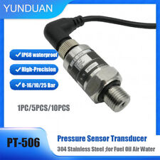 304 Stainless Steel 4-20mA Pressure Sensor Transducer Sender for Oil Fuel Air picture