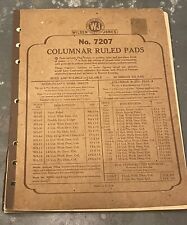 Vintage Accounting Columnar Pad - Wilson Jones Empty Pages picture