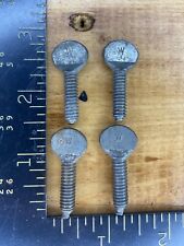 Vintage 1/4”-20 X 3/4” Steel Circle Spade Thumb Screws “W” Makers Mark USA picture