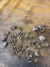 Vintage Brass Wire Electrical Lug Connector Assortment LOT picture