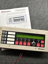 SIMPLEX 4603-9101 LCD ANNUNCIATOR WITH 565-078 CPU MEMORY Trim Ring And Box ANN picture
