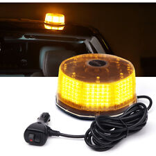 Xprite Amber/Yellow 240 LED Round Strobe Light Rotating Beacon Emergency Warning picture