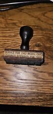 Vintage Automobile Rubber Stamp picture