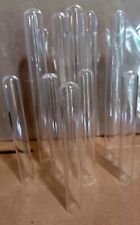 Set Of 12 Vintage Glass Test Tubes Various Sizes picture
