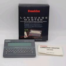 Vintage 1987 Franklin Computer Language Master Dictionary Thesaurus LM2000 B picture