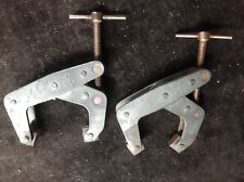 VTG  Pair Of Kant Twist 2'' Welding Cantilever Machinist Clamps #405 Made In USA picture
