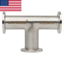 KF-25 NW-25 Tee Vacuum Fitting SS304 Stainless LoCo SCIENCE picture