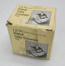 Vintage NEW OLD STOCK Lion Hand-Held Tally Counter in Box #103, Made In Japan picture