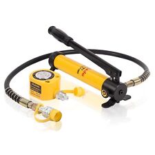 20T Low Profile Hydraulic Jack Kit + CP-180 Manual Hydraulic Hand Pump Hydraulic picture