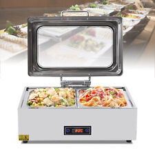 9QT 500W Electric Chafing Dish Stainless Steel Buffet Servers Food Warmer picture