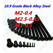 M2 M2.5 M3 Grade 10.9 Black Alloy Steel Allen Hex Socket Button Head Screw Bolt picture