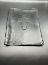 Bob Siemon Vintage Leather Book Bible Cover XL 16.25”x 10.25” Laid Flat picture