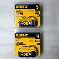 Dewalt 2 Pack DCB205 20 volt Lithium 5.0 amp battery New in Package US stock picture