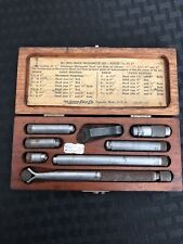 ⭐️Vintage Lufkin Rule Co. Micrometer Set Original Wood Case (No 680A) picture