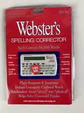 NEW VINTAGE 1994 Franklin Webster’s Spelling Corrector Plus NCS-101 Pocket Size picture