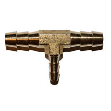 Brass Barb Tee Fitting 1/4