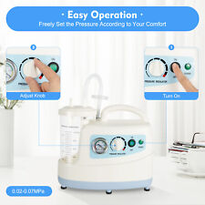 Emergency Medical Portable Aspirator Vacuum Phlegm Unit Mucus Suction Machine 🔥 picture
