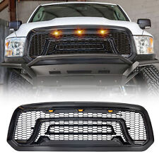 AMERICAN MODIFIED Front Armor Grille w/Amber Lights for 2013-2018 Dodge Ram 1500 picture