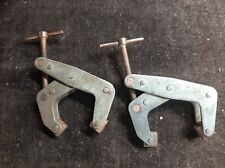 Vintage Pair Of Kant Twist 2'' Welding Cantilever Clamps  #405 Made In USA picture