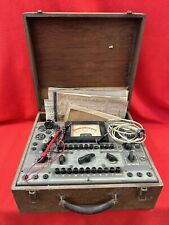 Vintage Jackson Tube Tester Model 637 With Accessories & Original Schematic picture
