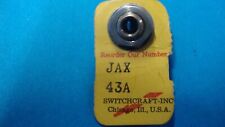 SWITCHCRAFT #43A miniature phone jack 2 conductor mates with #750 Switchcraft picture