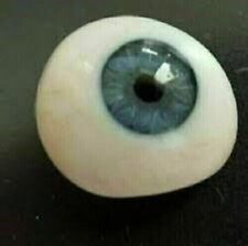 Bluish Type Vintage Human Prosthetic Eye Antique Ocular Artificial Blue Eye picture
