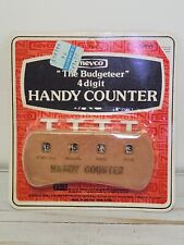 Vintage Handy Counter Money Counter Plastic Tan Gold - NEW in Original Package picture