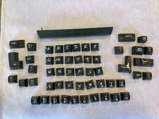 OEM IBM Selectric II Typewriter Replacement Keys Letters A-Z Alphabet Dark Grey picture