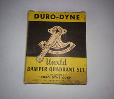 VTG NOS Duro-Dyne Unxld Damper Quadrant Set No. 385 3/8